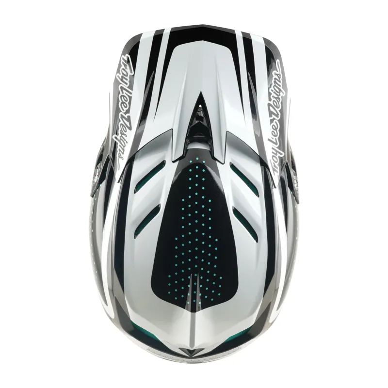 Troy Lee Designs D4 Polyacrylite Helmet The Line Grey-2