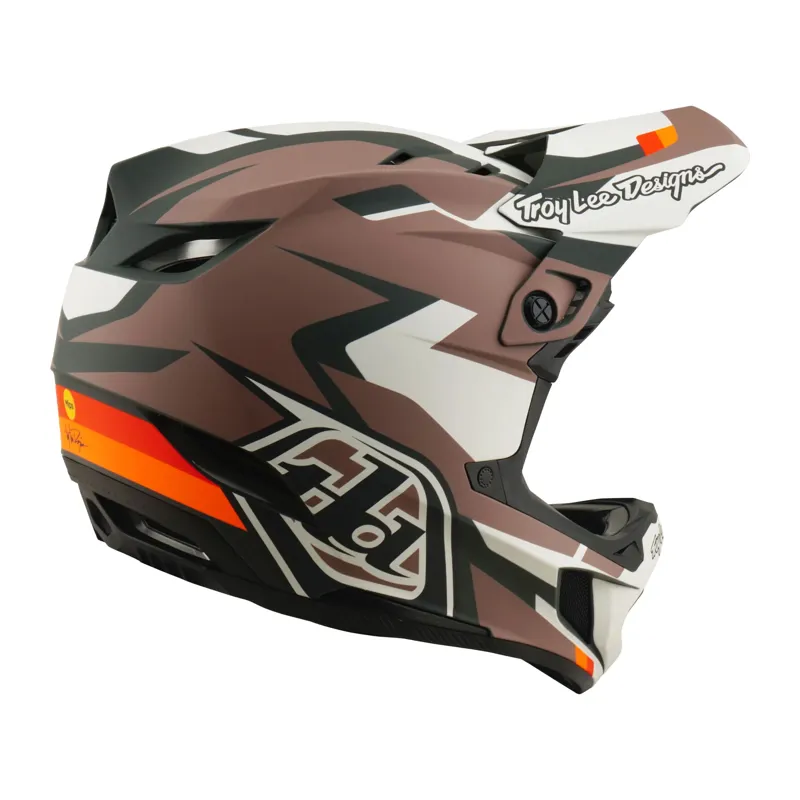 Troy Lee Designs D4 Polyacrylite Roamer Helmet in Clay