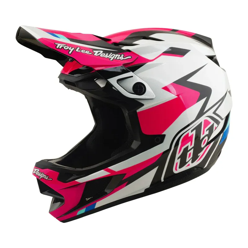 Troy Lee Designs D4 Polyacrylite Roamer Helmet in Magenta-1