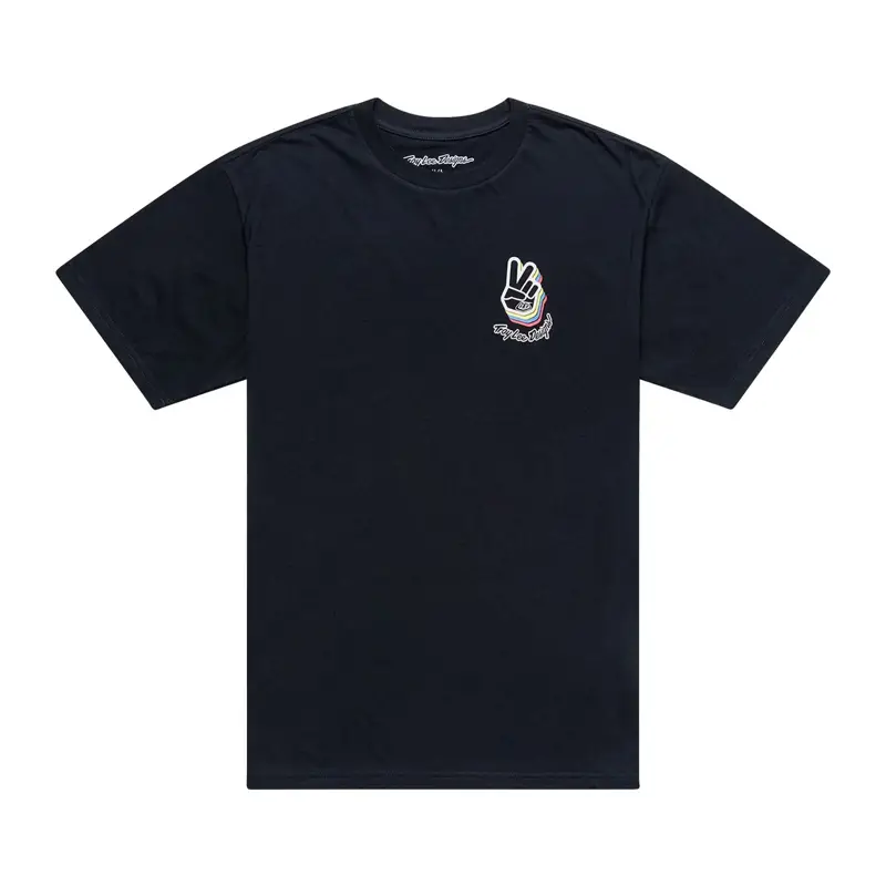 Balfes Bikes Troy Lee Designs Deuces Short Sleeve Tee in Black | Free postage over £30, £10 off first order, price match & 0% finance.