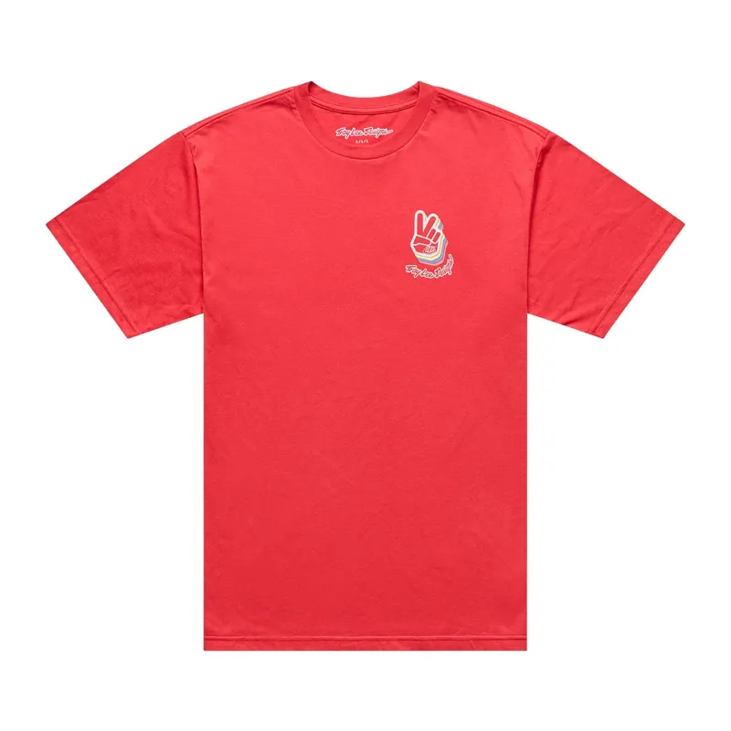 Troy Lee Designs Deuces Short Sleeve Tee in Red