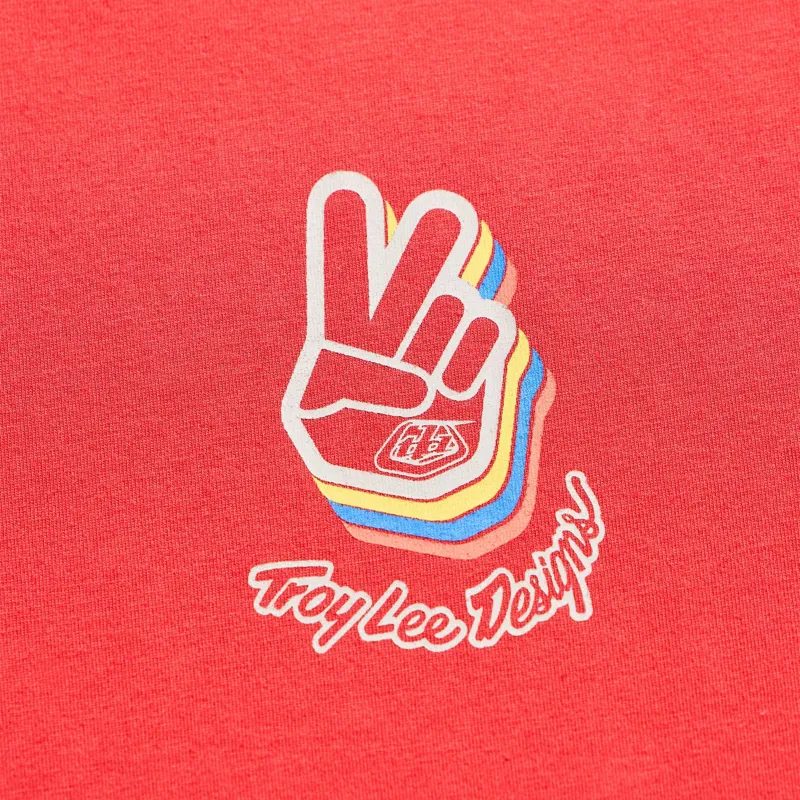 Troy Lee Designs Deuces Short Sleeve Tee in Red-2