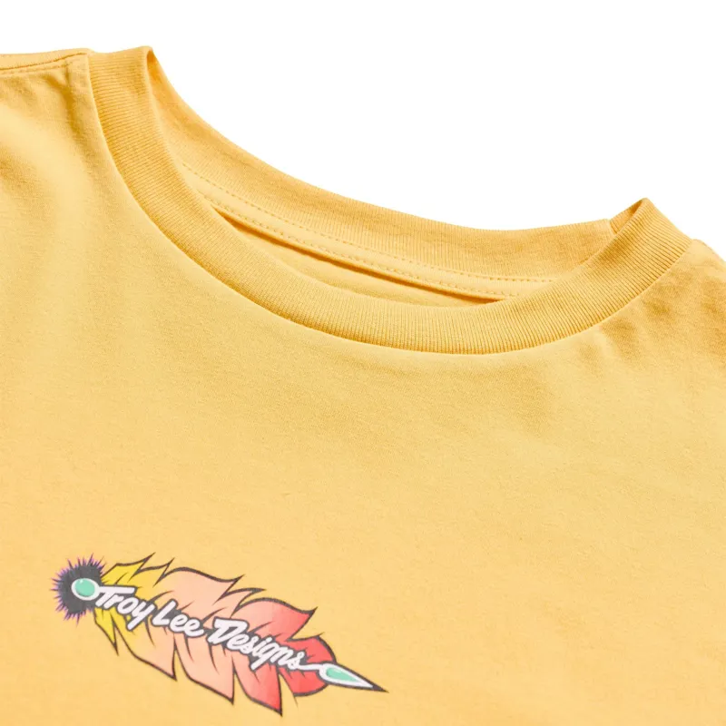 Troy Lee Designs Featherlite Women's S/S Tee in Bleached Melon-3