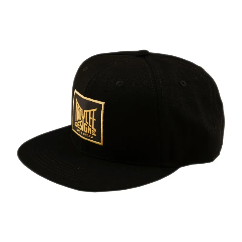 Troy Lee Designs Flat Bill Snapback Hat in Black