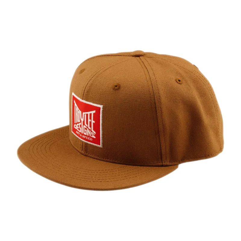 Troy Lee Designs Flat Bill Snapback Hat in Sienna