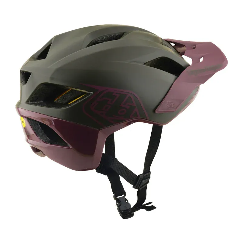 Troy Lee Designs Flowline Helmet Point in Caper/Prune