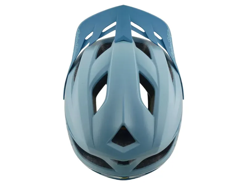 Troy Lee Designs Flowline Point Helmet in Dawn Blue/Sapphire-3