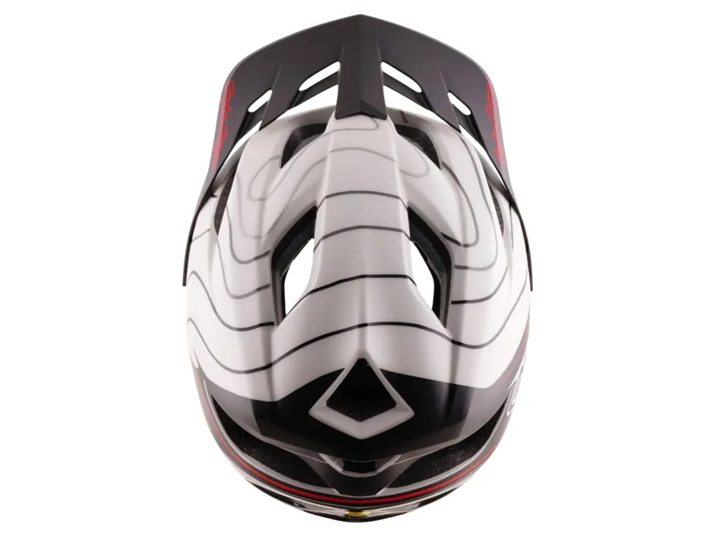 Troy Lee Designs Flowline SE Dipped Helmet in Pumice/Charcoal-7