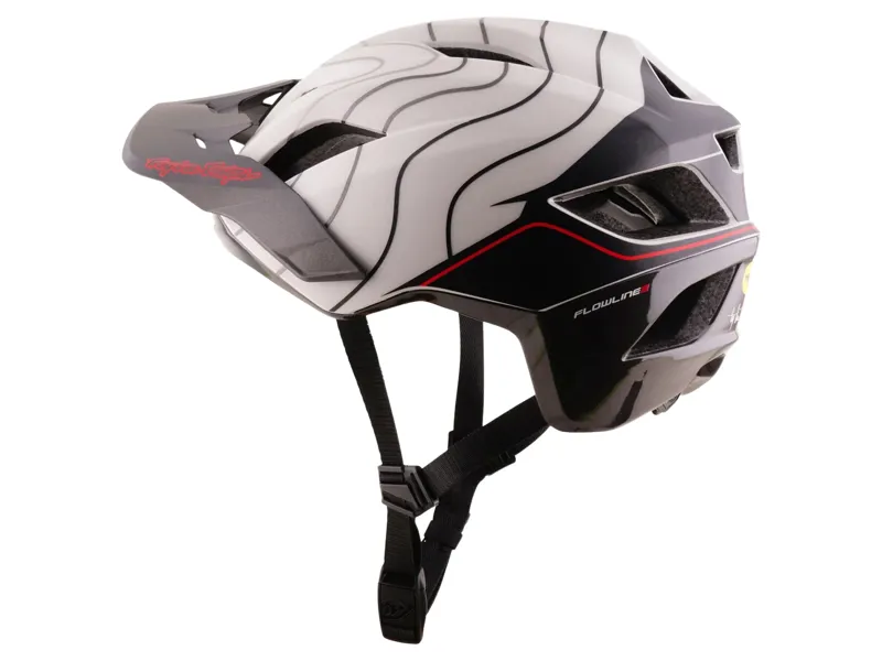 Troy Lee Designs Flowline SE Dipped Helmet in Pumice/Charcoal-1