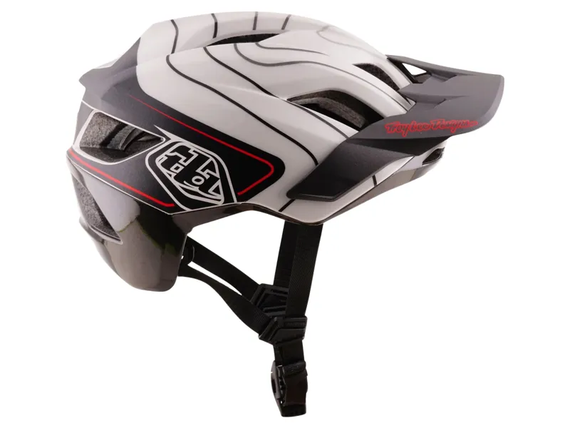 Troy Lee Designs Flowline SE Dipped Helmet in Pumice/Charcoal-4