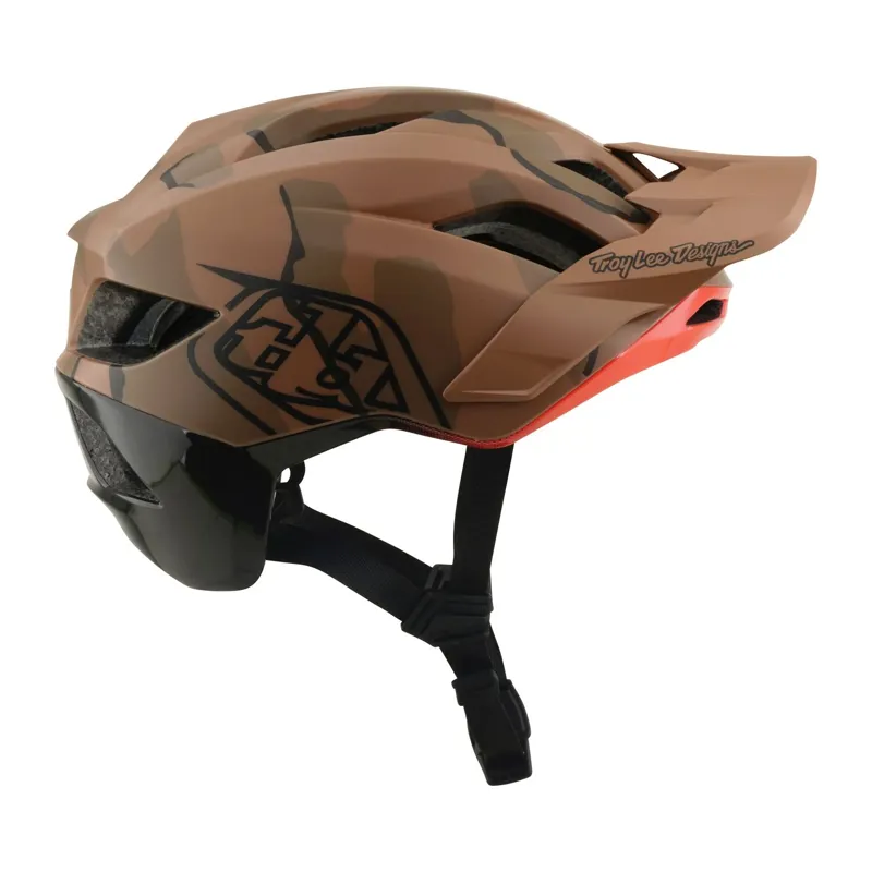 Balfes Bikes Troy Lee Designs Flowline SE Helmet Badge in Sienna Camo | Free postage over £30, £10 off first order, price match & 0% finance.