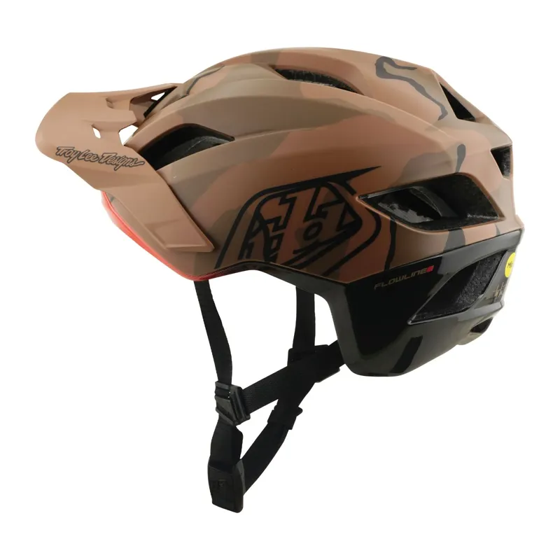 Troy Lee Designs Flowline SE Helmet Badge in Sienna Camo-1
