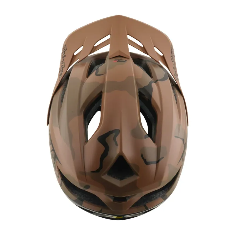 Troy Lee Designs Flowline SE Helmet Badge in Sienna Camo-3