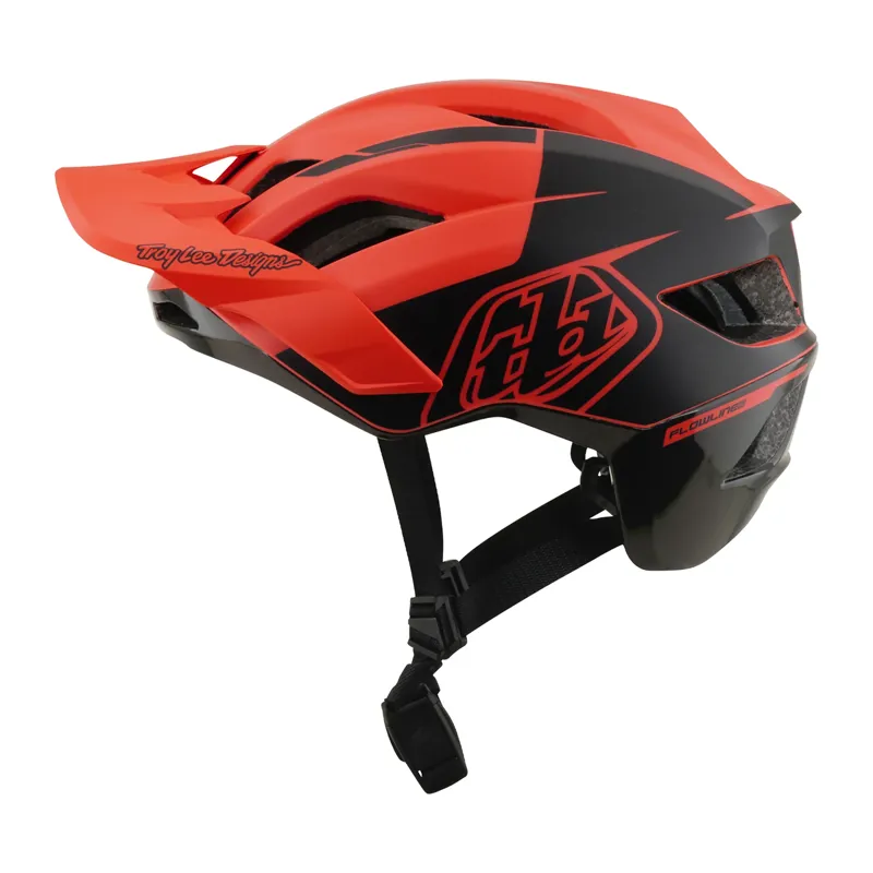 Troy Lee Designs Flowline SE MIPS Helmet in Hydro Coral/Charcoal-1