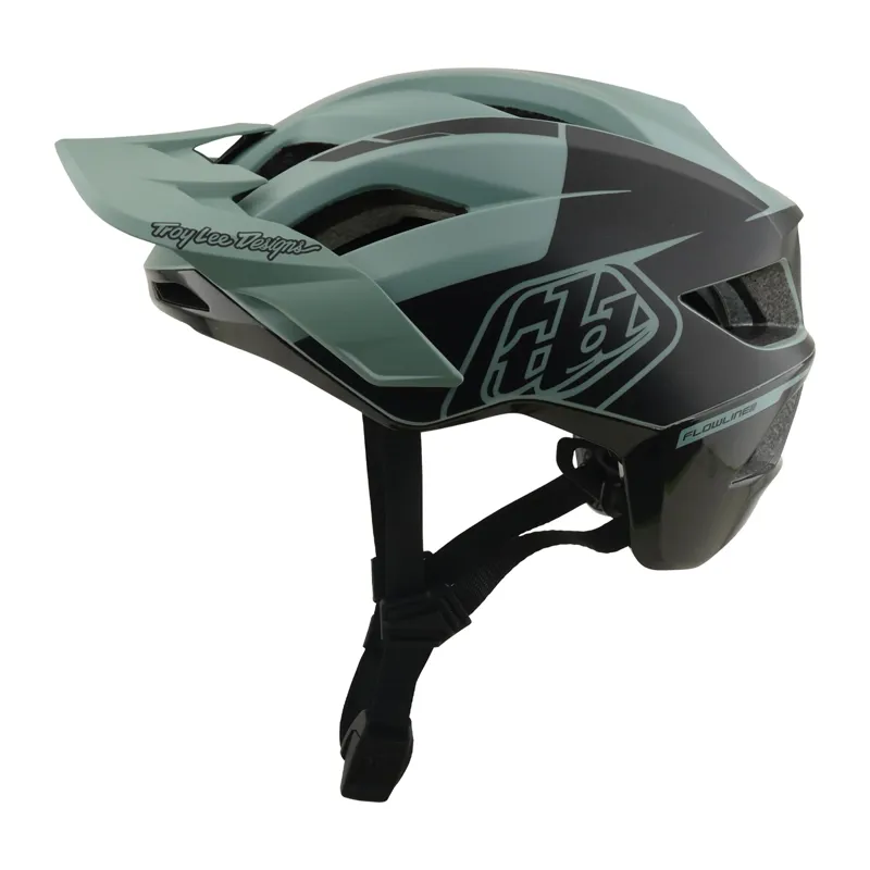 Troy Lee Designs Flowline SE MIPS Helmet in Hydro Sage/Charcoal-1