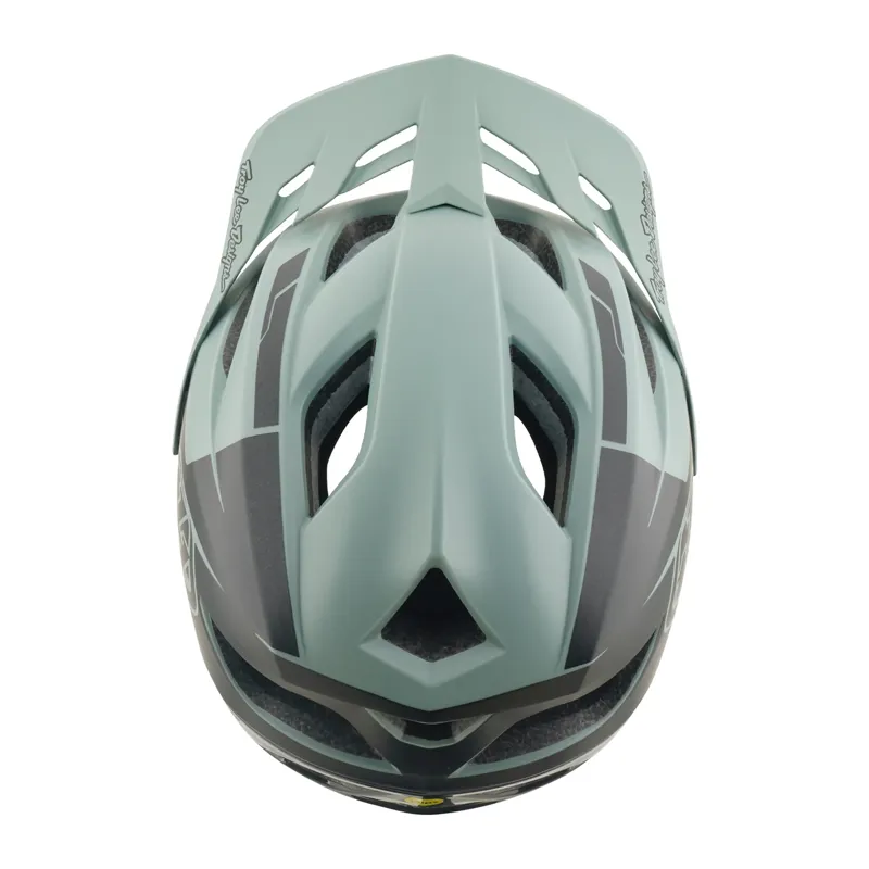 Troy Lee Designs Flowline SE MIPS Helmet in Hydro Sage/Charcoal-3