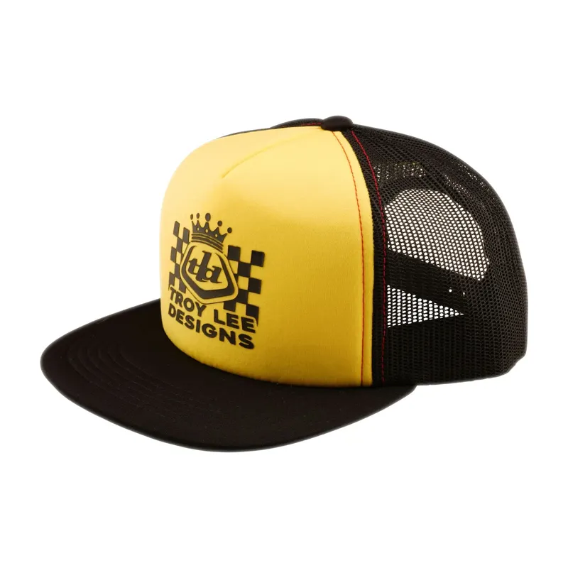 Troy Lee Designs Friday Night Trucker Snapback in Black/Gold