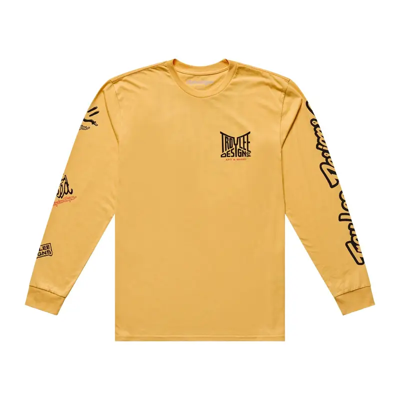 Balfes Bikes Troy Lee Designs Handlebar Long Sleeve Tee in Bleached Melon | Free postage over £30, £10 off first order, price match & 0% finance.