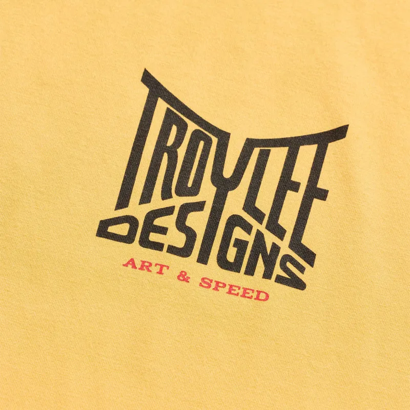 Troy Lee Designs Handlebar Long Sleeve Tee in Bleached Melon-2