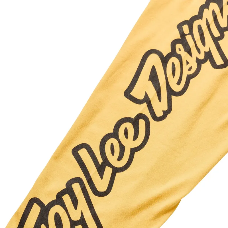 Troy Lee Designs Handlebar Long Sleeve Tee in Bleached Melon-5