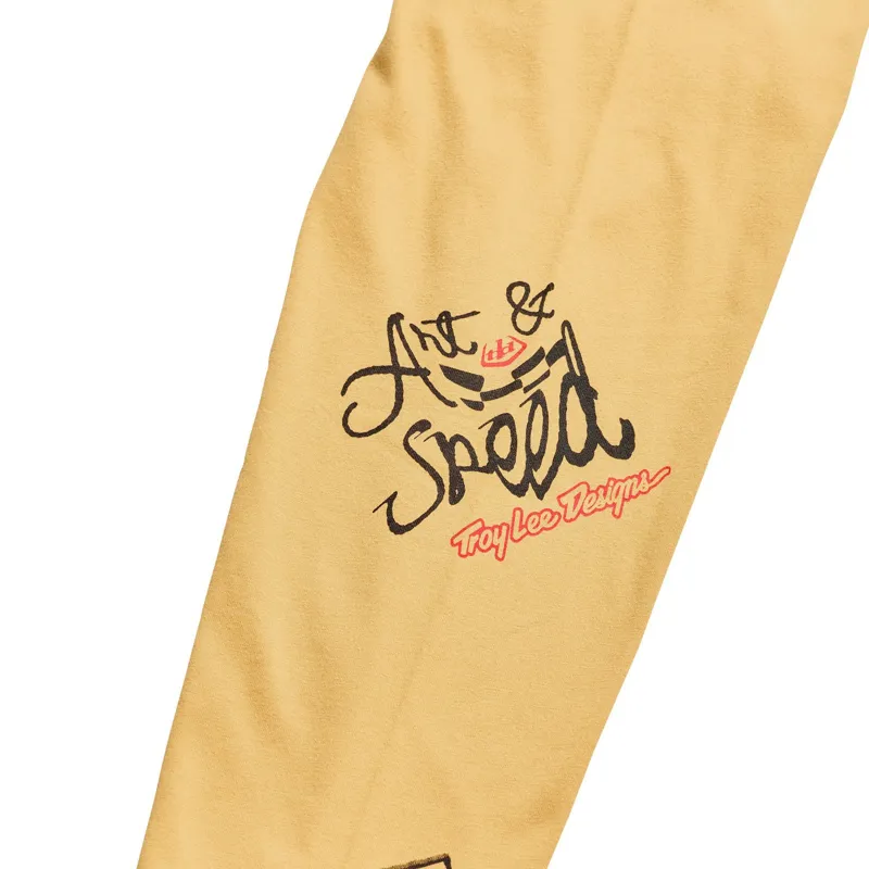 Troy Lee Designs Handlebar Long Sleeve Tee in Bleached Melon-6