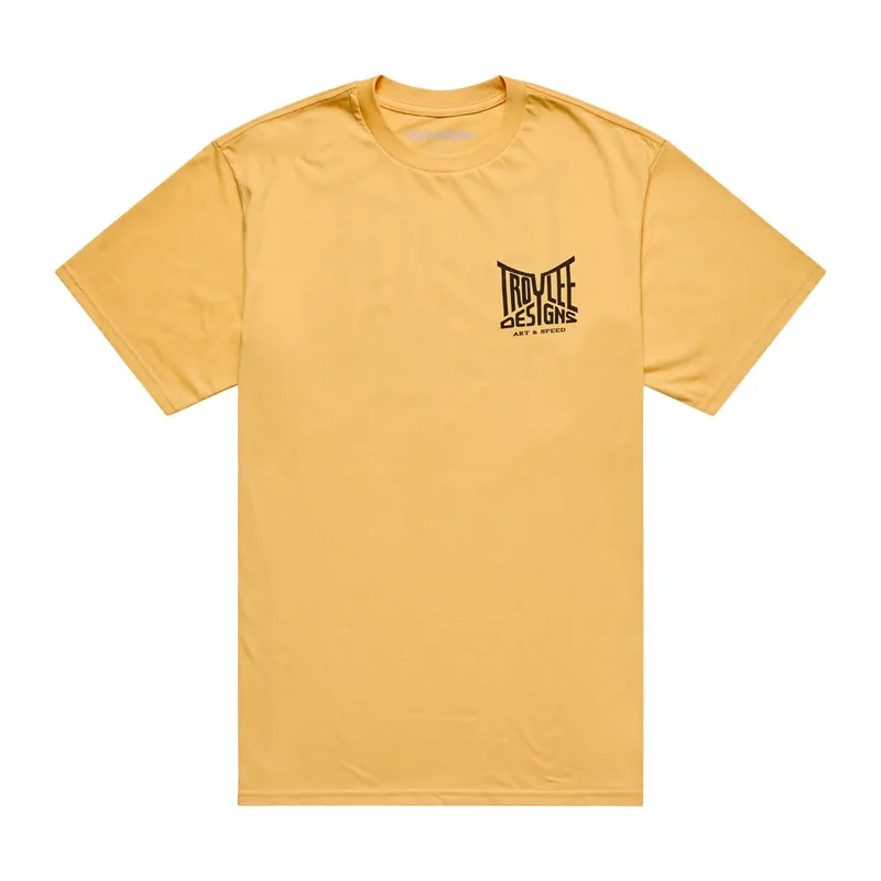 Troy Lee Designs Handlebar Short Sleeve Tee in Bleached Melon