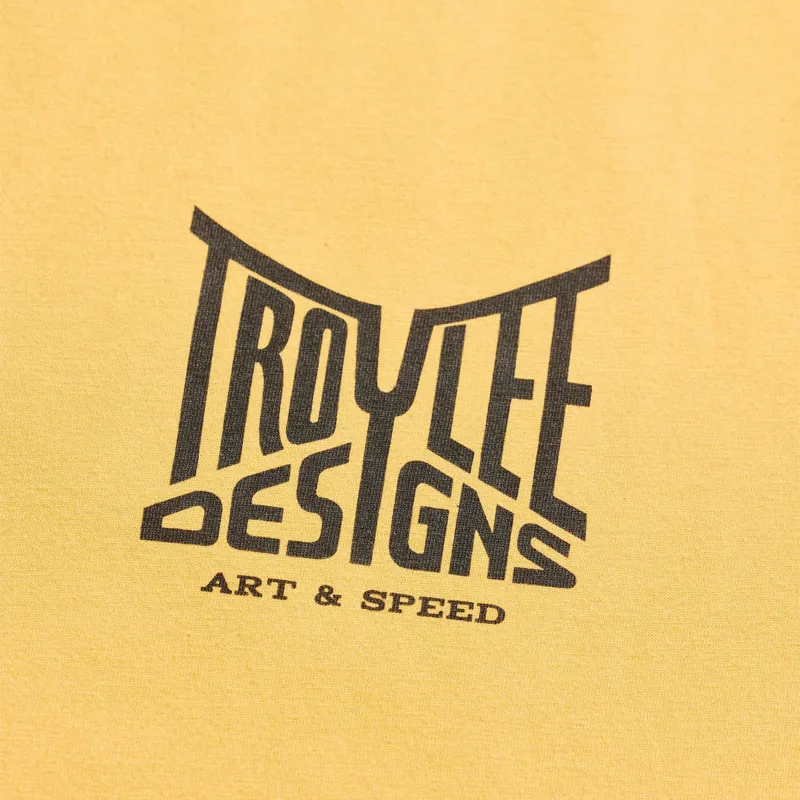 Troy Lee Designs Handlebar Short Sleeve Tee in Bleached Melon-2