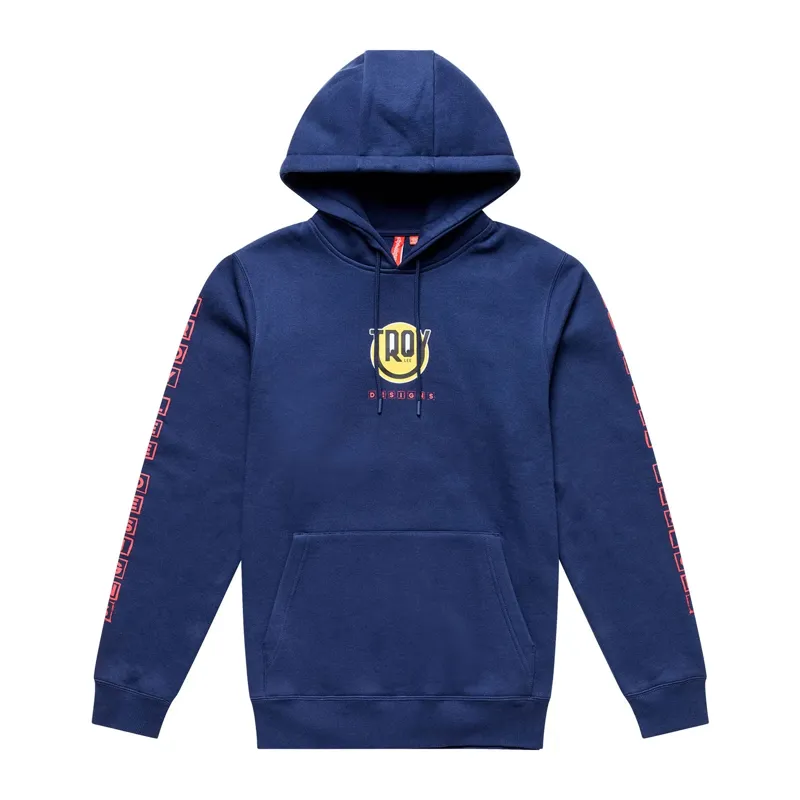 Troy Lee Designs Happy Dayz Pullover Hoodie in Navy