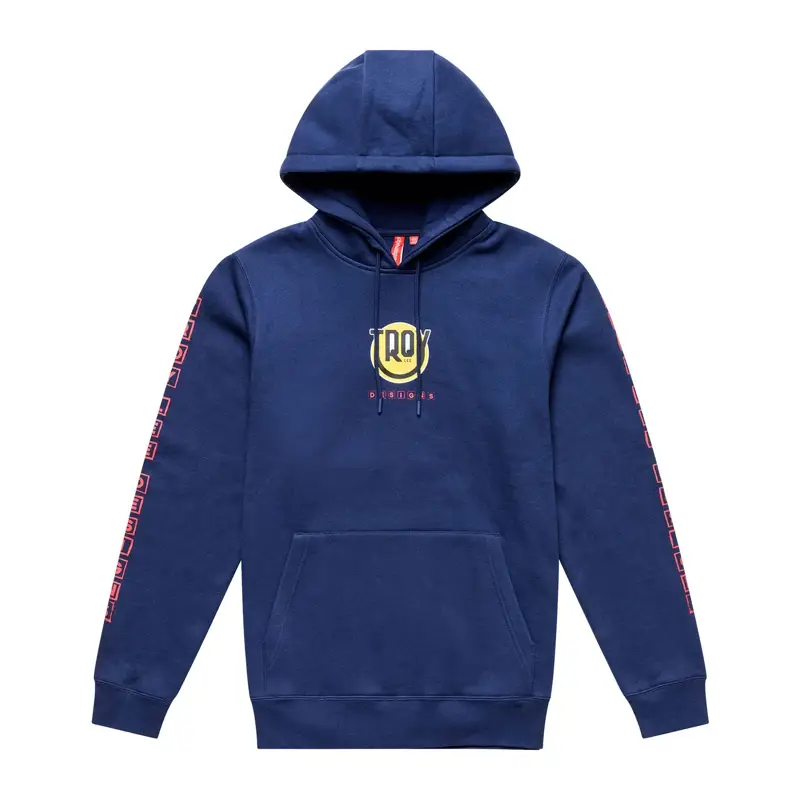 Balfes Bikes Troy Lee Designs Happy Dayz Pullover Hoodie in Navy | Free postage over £30, £10 off first order, price match & 0% finance.