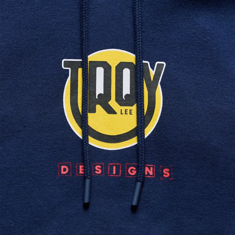 Troy Lee Designs Happy Dayz Pullover Hoodie in Navy-2