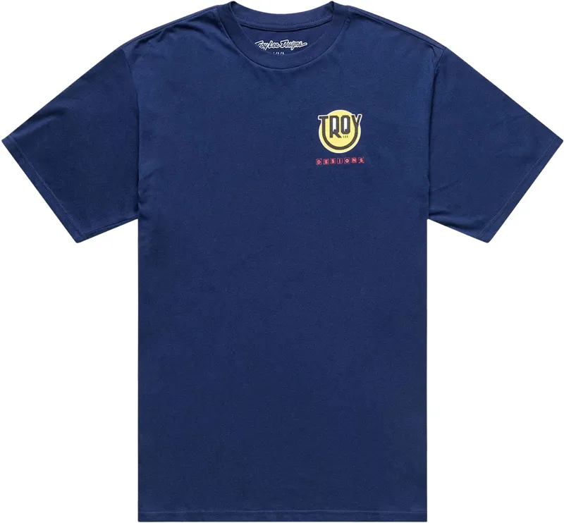 Troy Lee Designs Happy Dayz Short Sleeve Tee in Navy