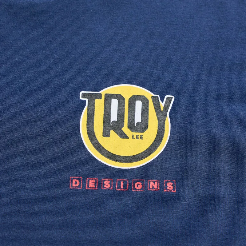 Troy Lee Designs Happy Dayz Short Sleeve Tee in Navy-2