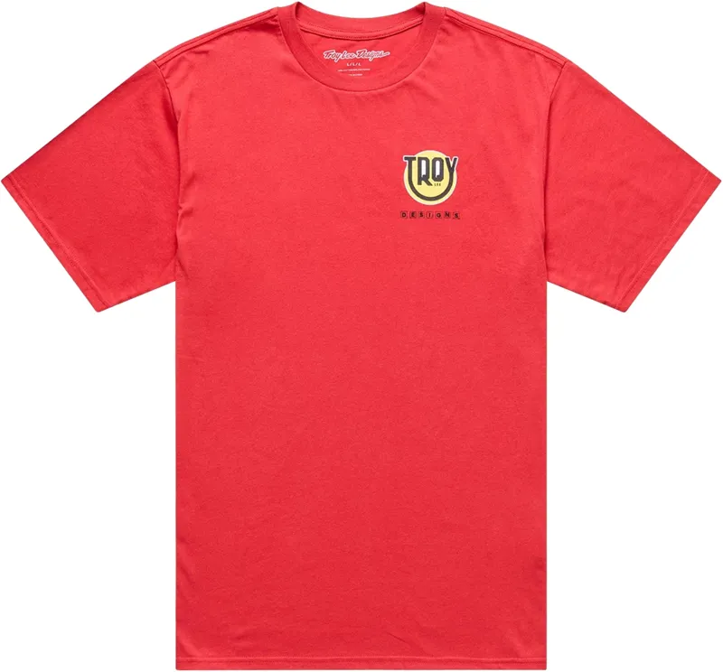 Troy Lee Designs Happy Dayz Short Sleeve Tee in Red