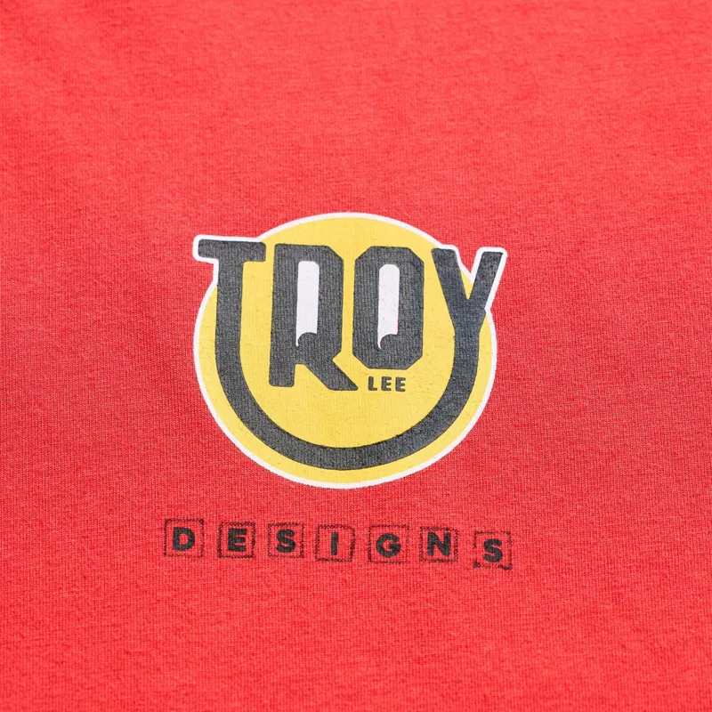 Troy Lee Designs Happy Dayz Short Sleeve Tee in Red-2
