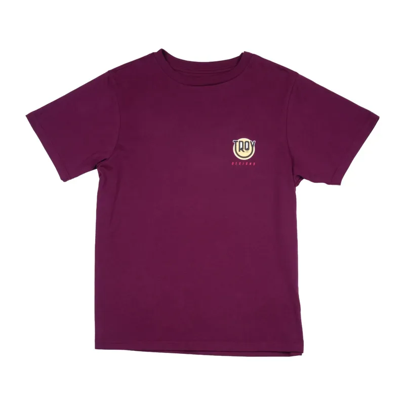 Troy Lee Designs Happy Dayz Women's Short Sleeve Tee in Sangria