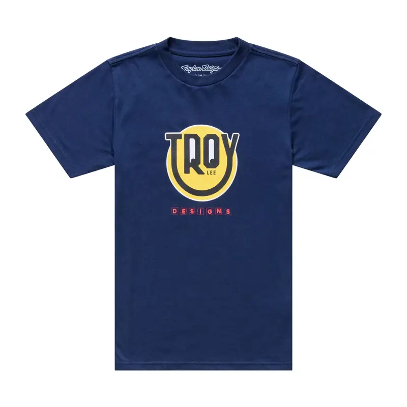 Balfes Bikes Troy Lee Designs Happy Dayz Youth Short Sleeve Tee in Navy | Free postage over £30, £10 off first order, price match & 0% finance.