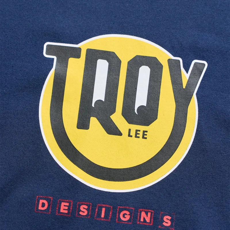 Troy Lee Designs Happy Dayz Youth Short Sleeve Tee in Navy-2