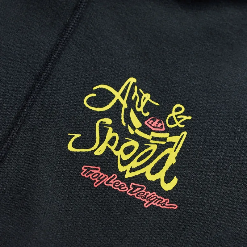 Troy Lee Designs Heritage Pullover Hoodie in Black-2