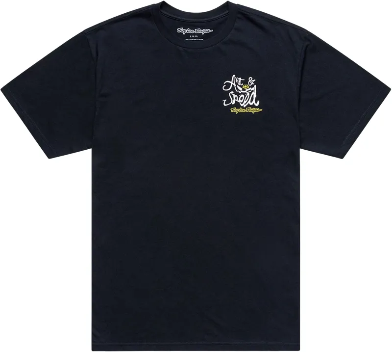 Troy Lee Designs Heritage Short Sleeve Tee in Black