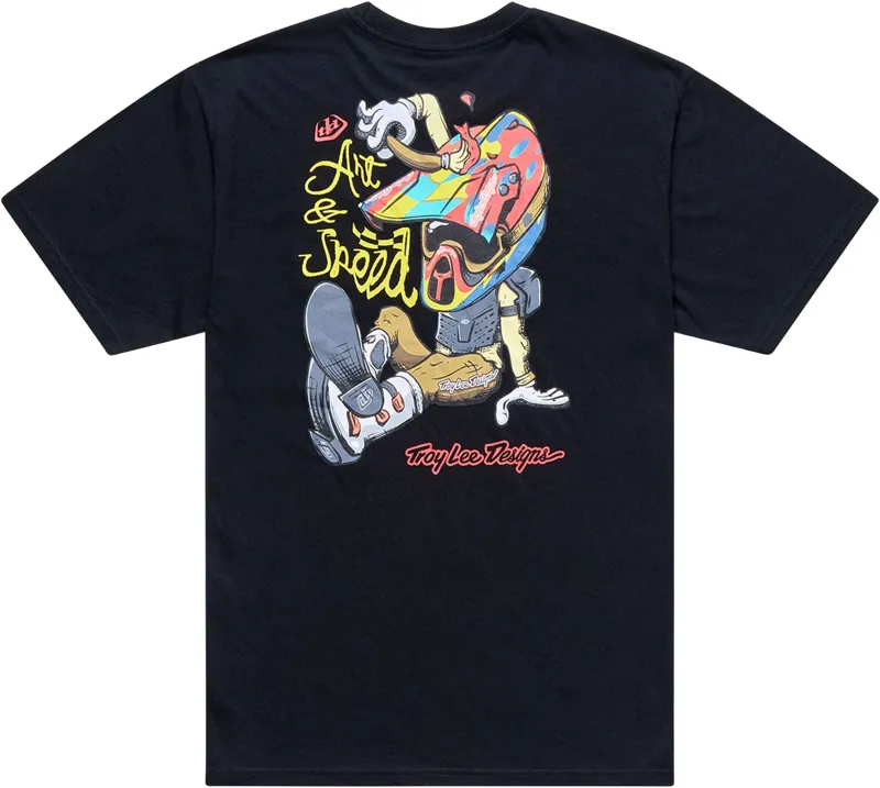 Troy Lee Designs Heritage Short Sleeve Tee in Black-1