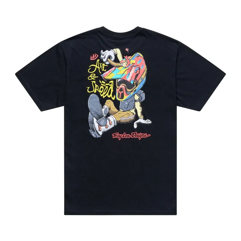 Troy Lee Designs Heritage Youth Short Sleeve Tee in Black-1