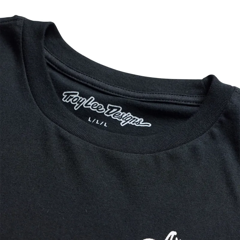 Troy Lee Designs Heritage Youth Short Sleeve Tee in Black-3