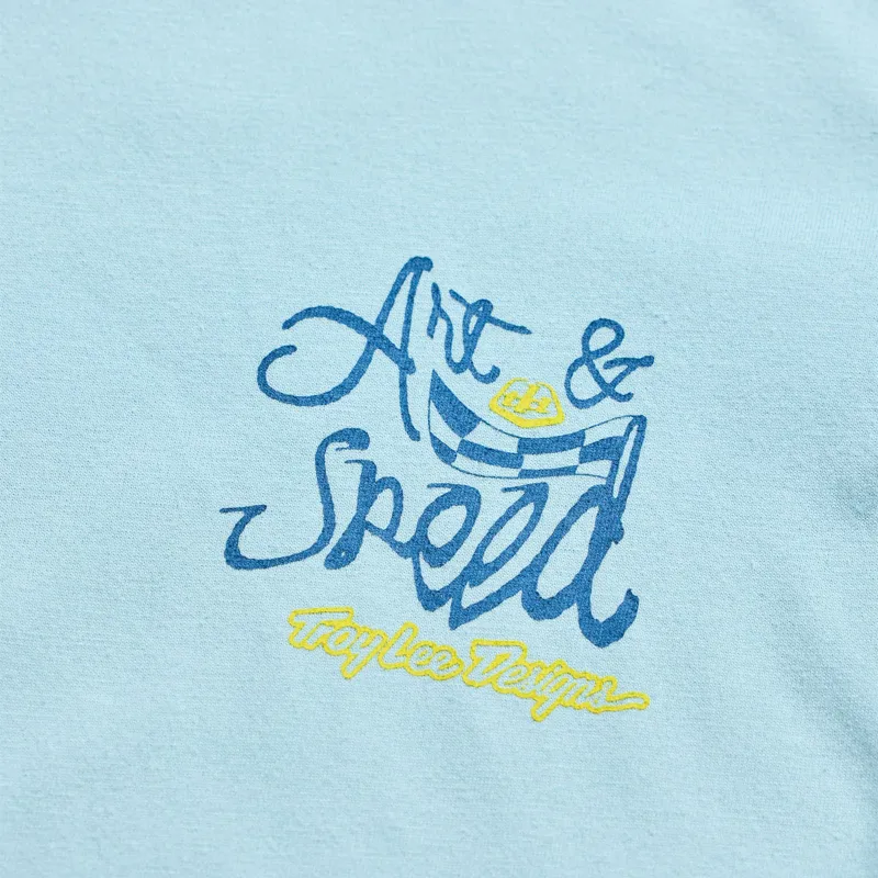 Troy Lee Designs Heritage Youth Short Sleeve Tee in Dawn Blue-2