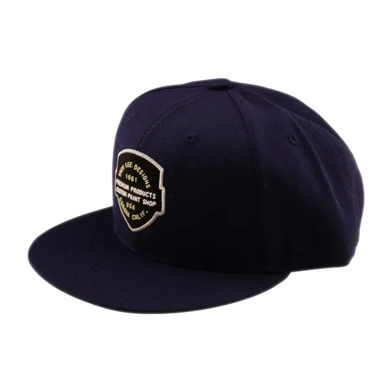 Balfes Bikes Troy Lee Designs Imprint Flat Bill Snapback Hat in Blue | Free postage over £30, £10 off first order, price match & 0% finance.