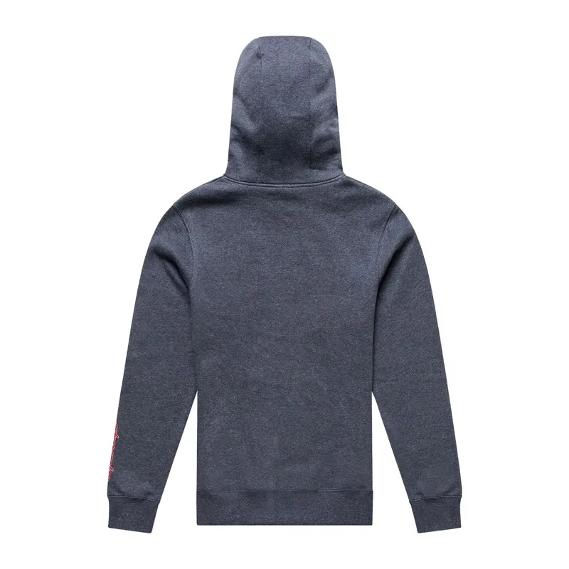 Troy Lee Designs Imprint Pullover Hoodie in Black Heather-1