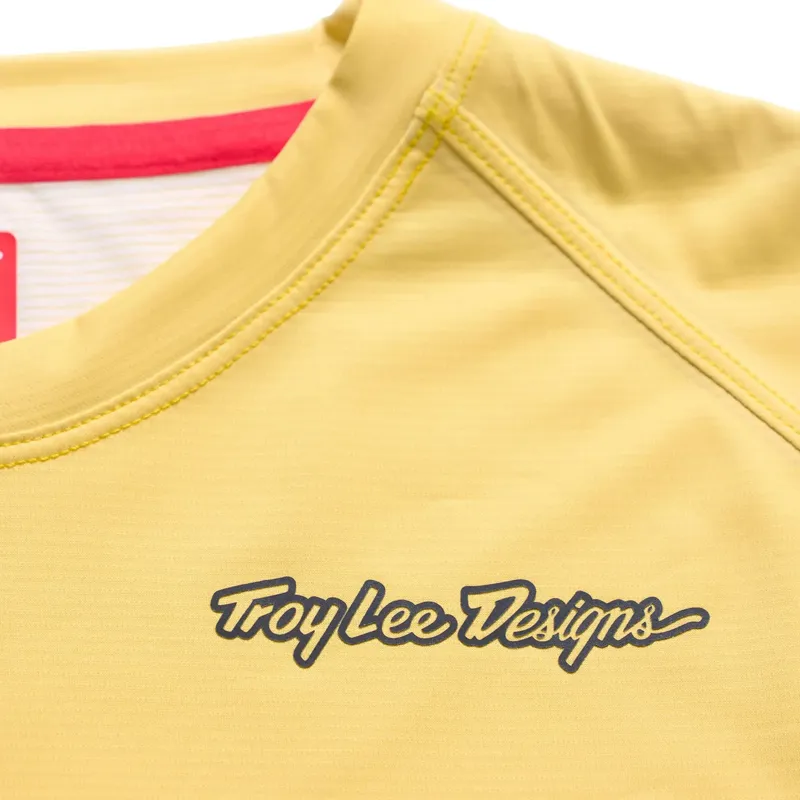 Troy Lee Designs Lilium Pro Women's Long Sleeve Jersey in Yellow-2