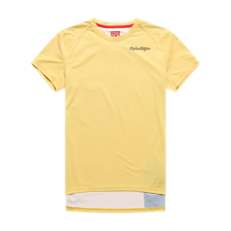 Troy Lee Designs Lilium Pro Women's Short Sleeve Jersey Mono in Yellow