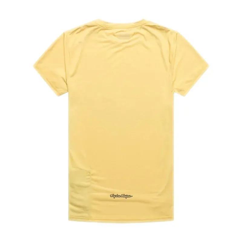 Troy Lee Designs Lilium Pro Women's Short Sleeve Jersey Mono in Yellow-1