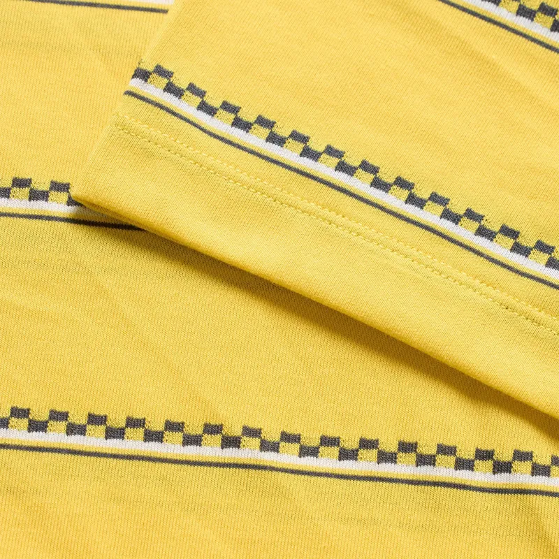 Troy Lee Designs Lilium Ride Women's SS Tee Checked Out in Yellow-6