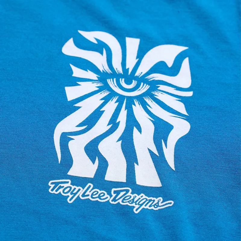 Troy Lee Designs Lilium Ride Women's SS Tee One Eye in Aero Blue-2